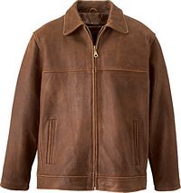 Men's Cow Hide Leather Jacket (L00470)