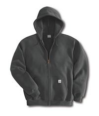 Mens Mid Weight Hooded Zip-Front Sweatshirt (K122)