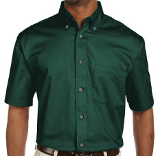 Men's Easy Blend™ Short-Sleeve Twill Shirt (M500S)