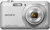 Sony Cybershot Silver 16.1 MP  Camera with 5X Optical Zoom (DSC-W710)