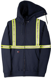 Big Bill® FR Hooded Zip-Front Sweatshirt with CSA Compliant Striping (VT17S11)