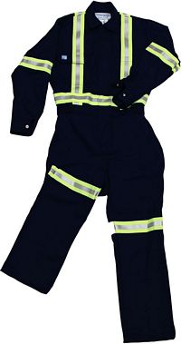 Ladies' High Visibility 100% Cotton Coverall (WCC-034-2Y)