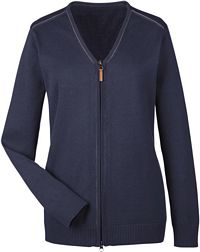 Ladies' Manchester Fully-Fashioned Full Zip Sweater (DG478W)